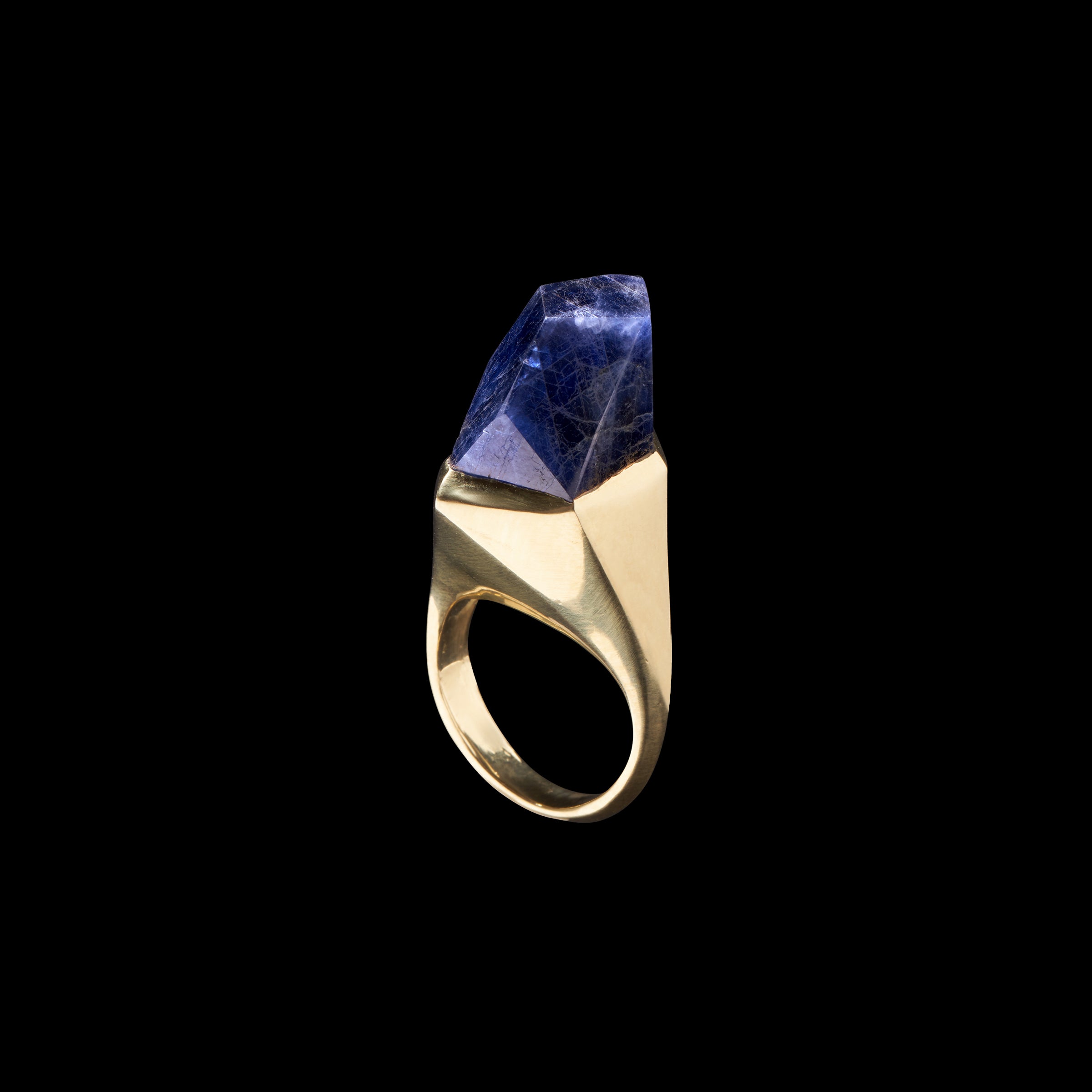 Madagascar Sapphire Faceted Ring