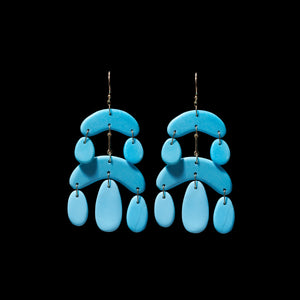 Mini Cut Stone Chandelier Earring