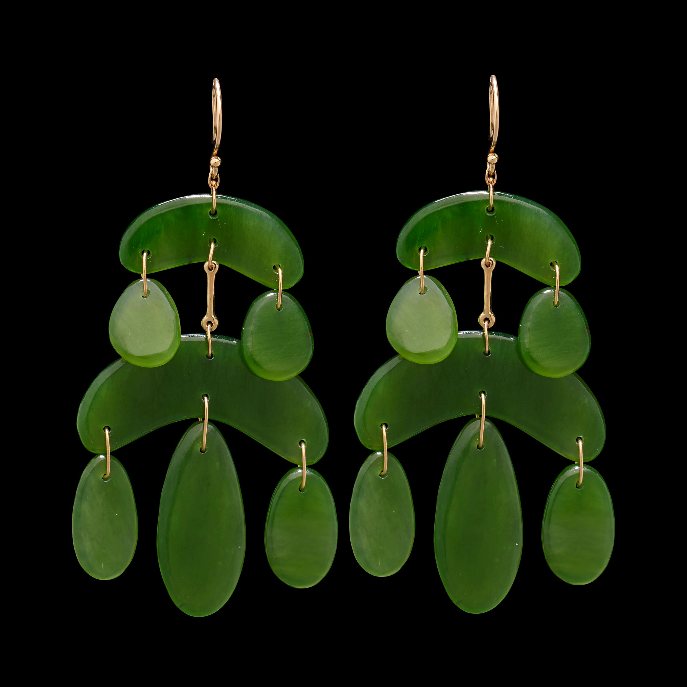 Mini Cut Stone Chandelier Earring