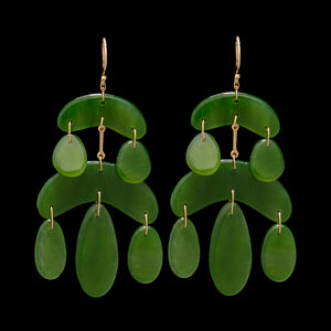 Mini Cut Stone Chandelier Earring