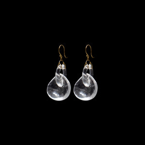 Small Gong  Stone Earring