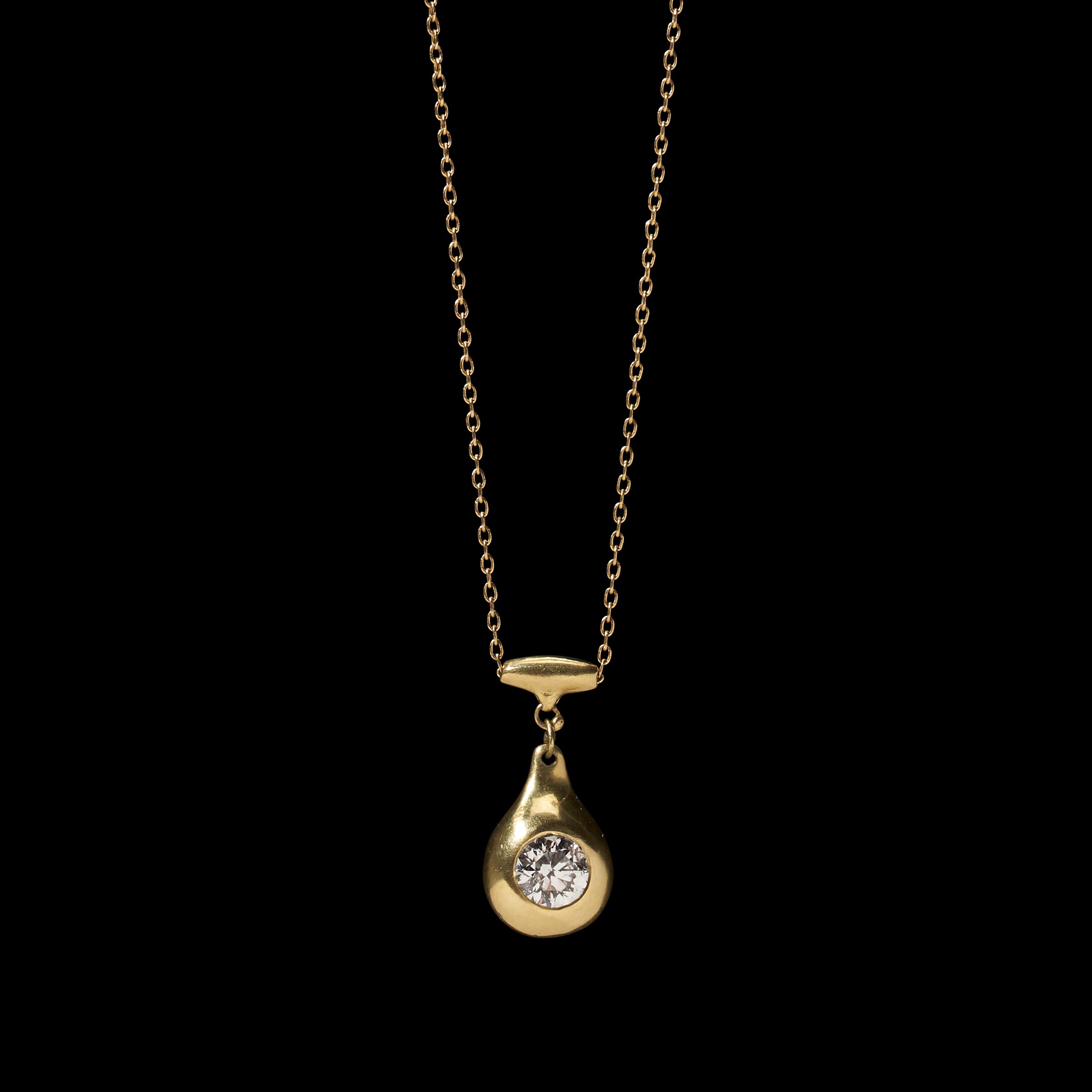 Diamond Holder Bead Necklace