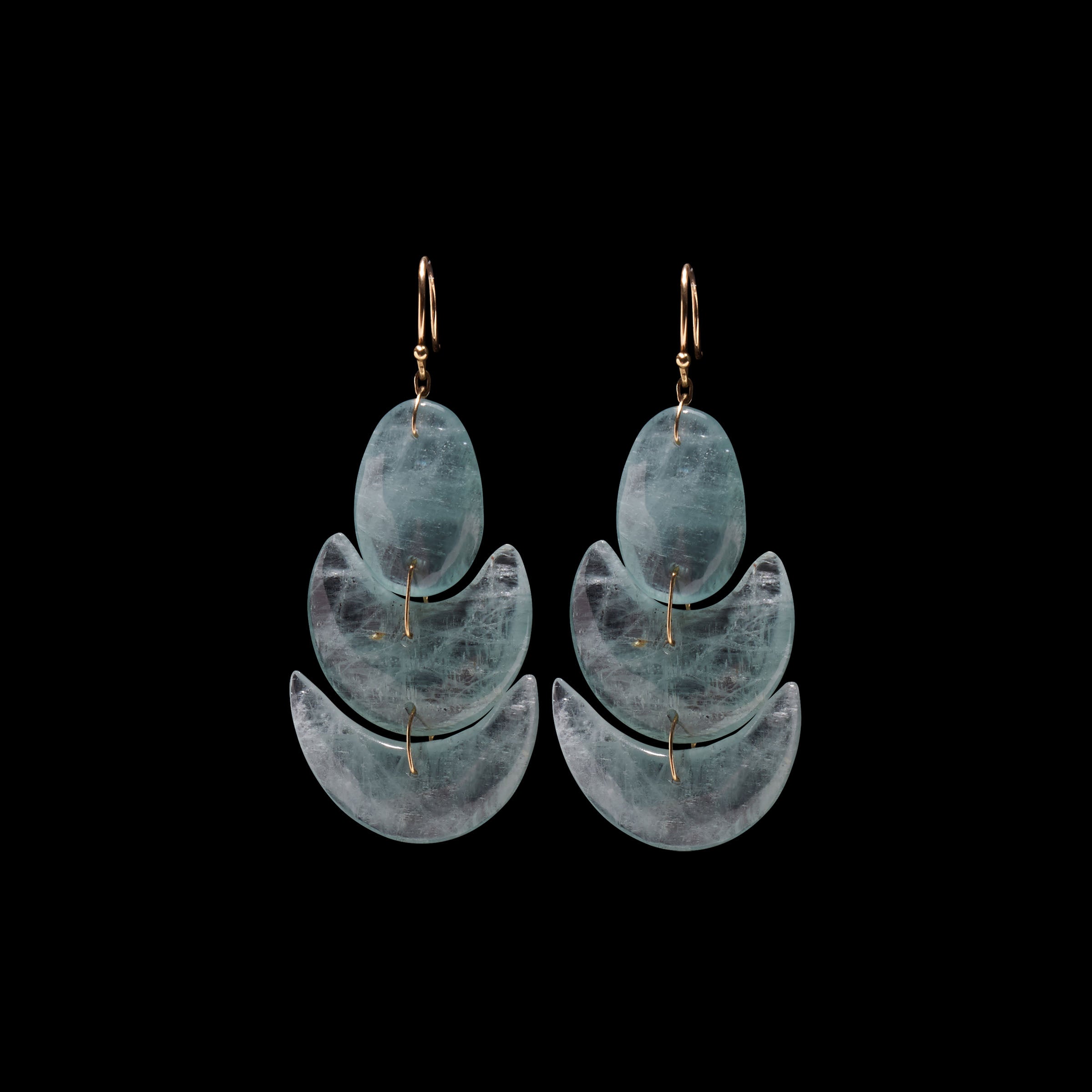Lotus Stone Earring