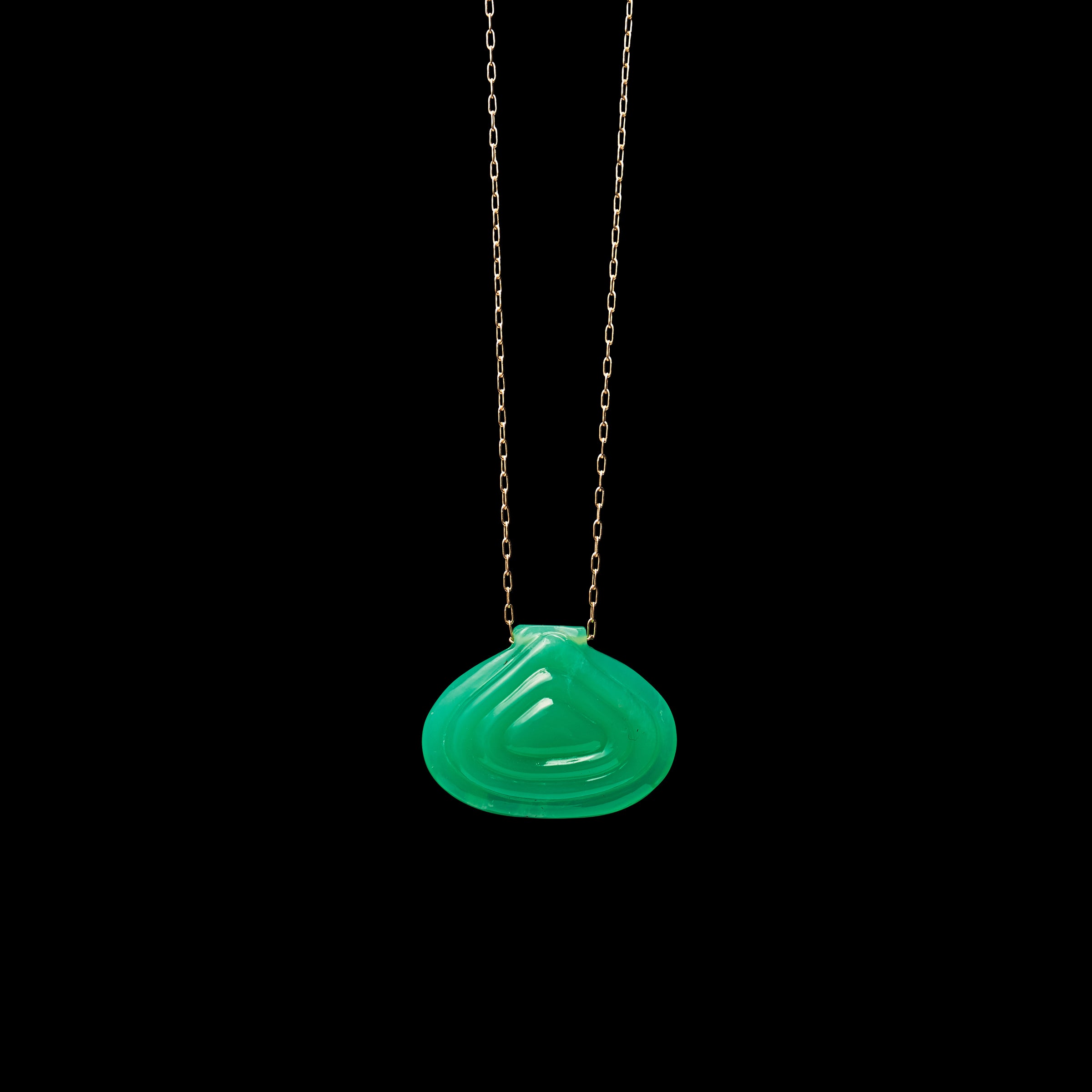Carved Tapiz Bead Necklace