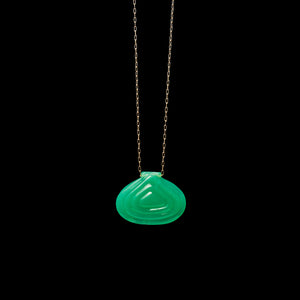 Carved Tapiz Bead Necklace
