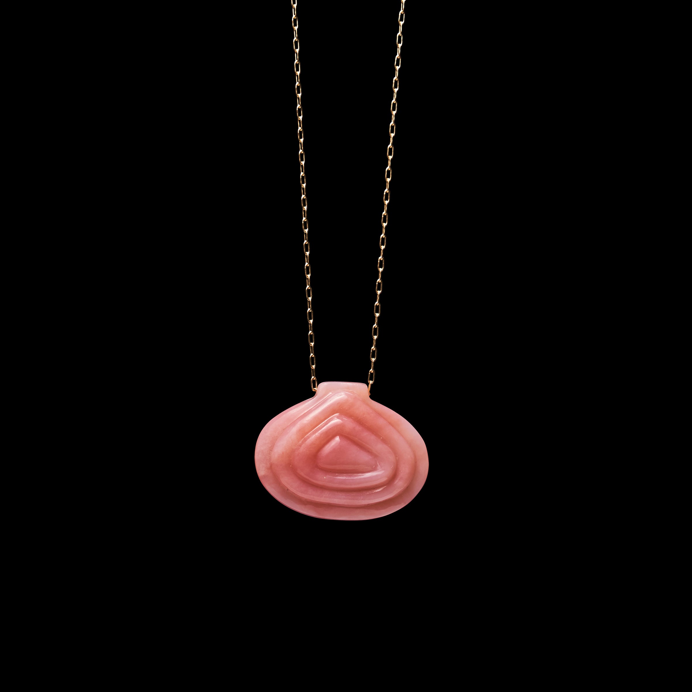 Carved Tapiz Bead Necklace