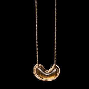 Citrine Cabochon Pendant Necklace