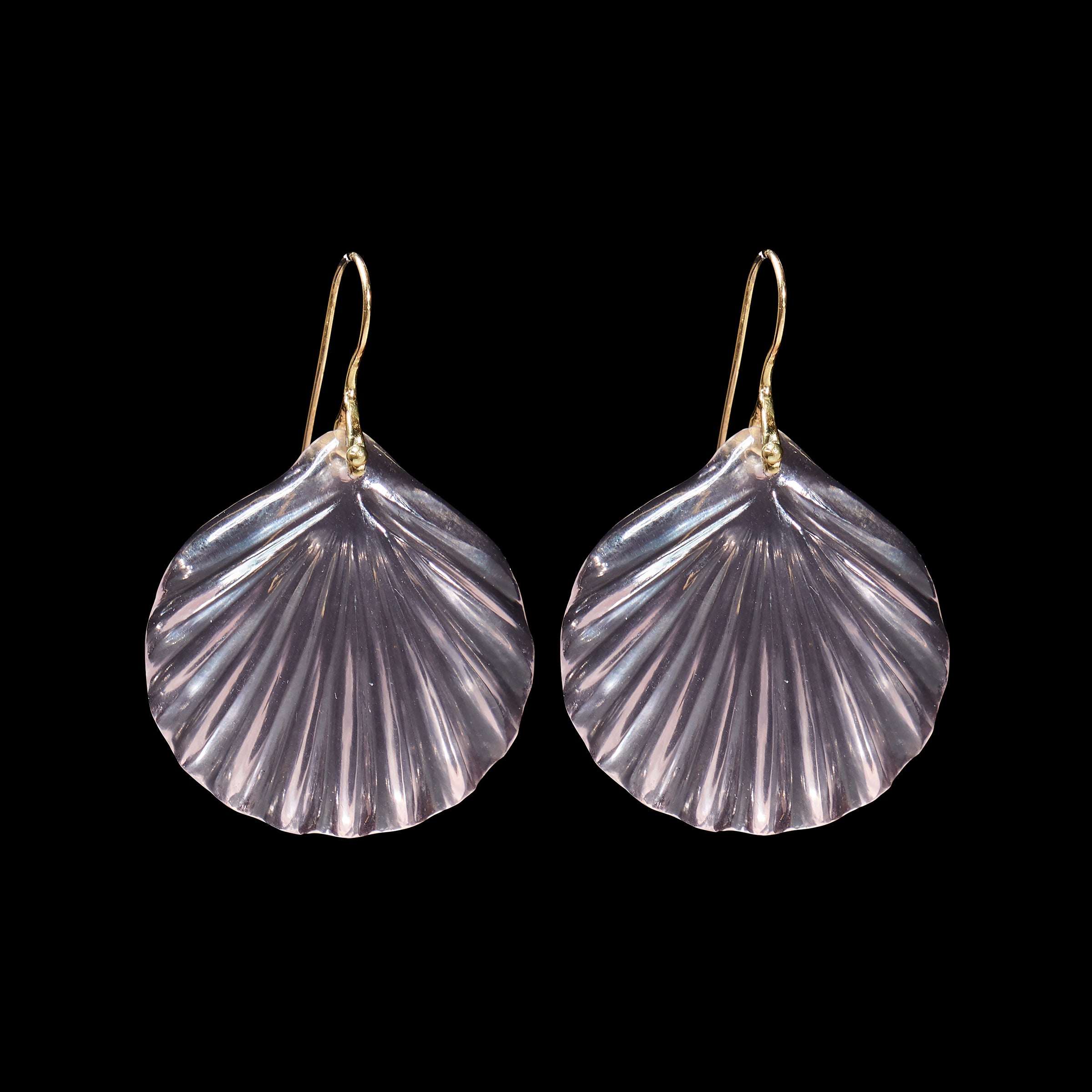 Stone Fan Earring