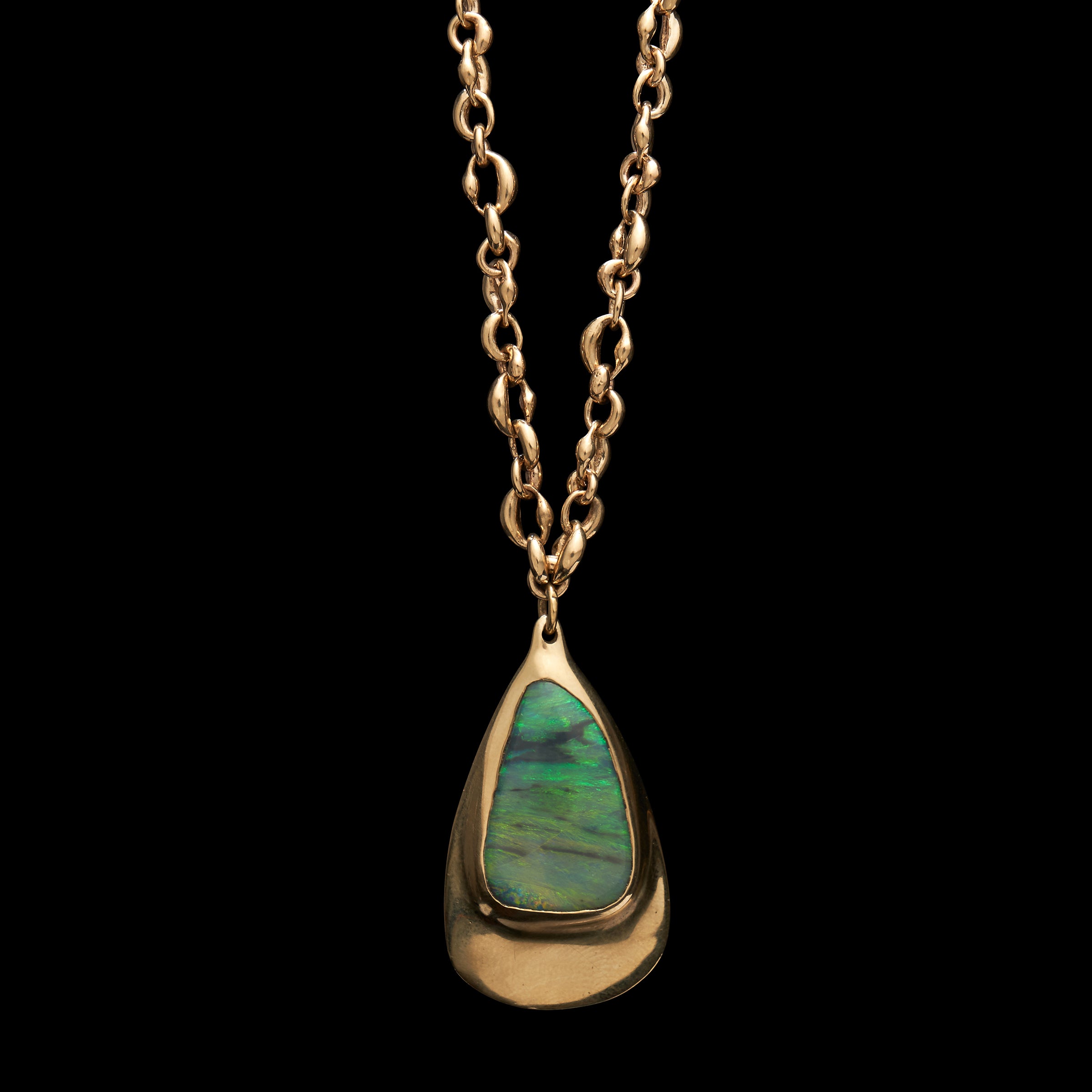 Opal Pendant Necklace