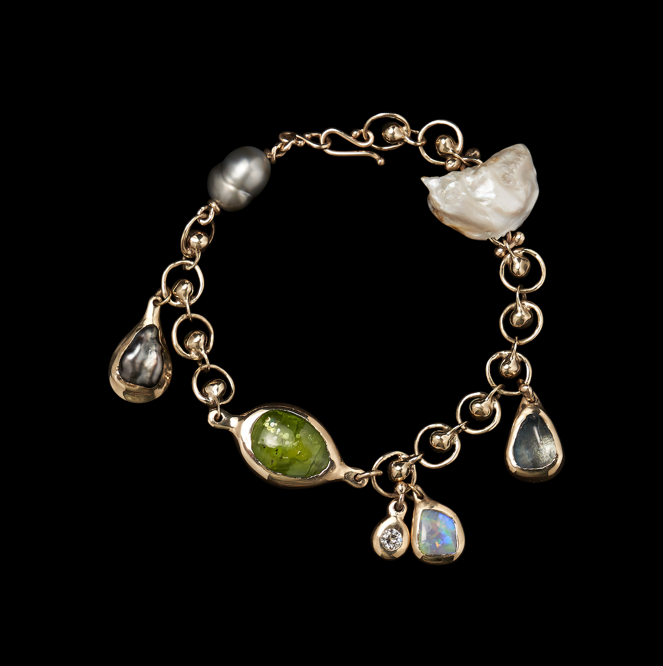 Squash Blossom Charm Bracelet
