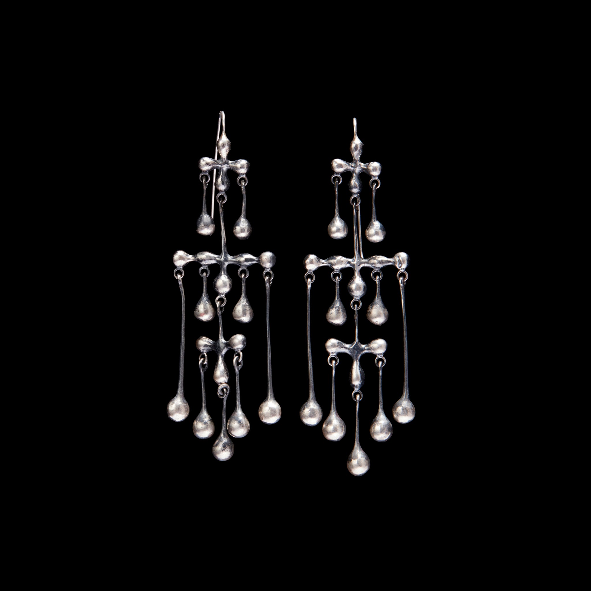 Small Georgian Chandelier Earrings