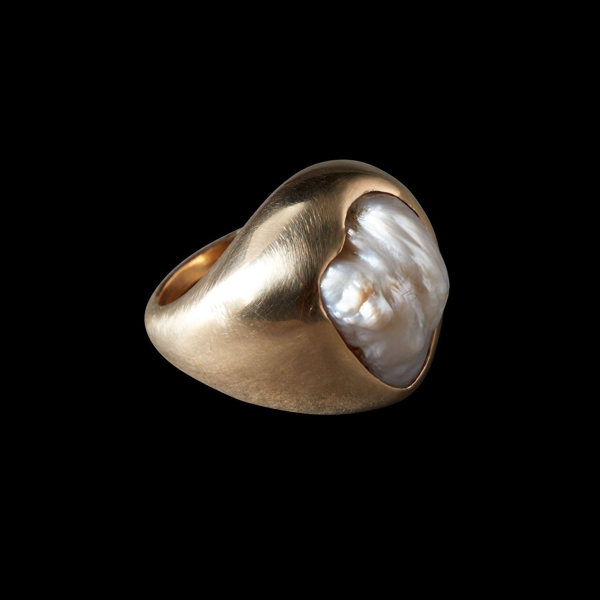 Natural Pearl Open Ring – Perimade & Co.
