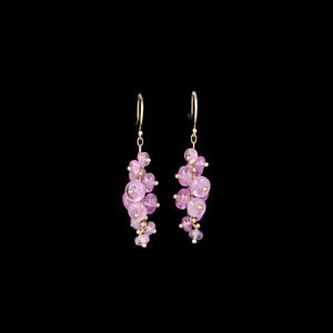 Signature Short Spiral Beaded Earrings