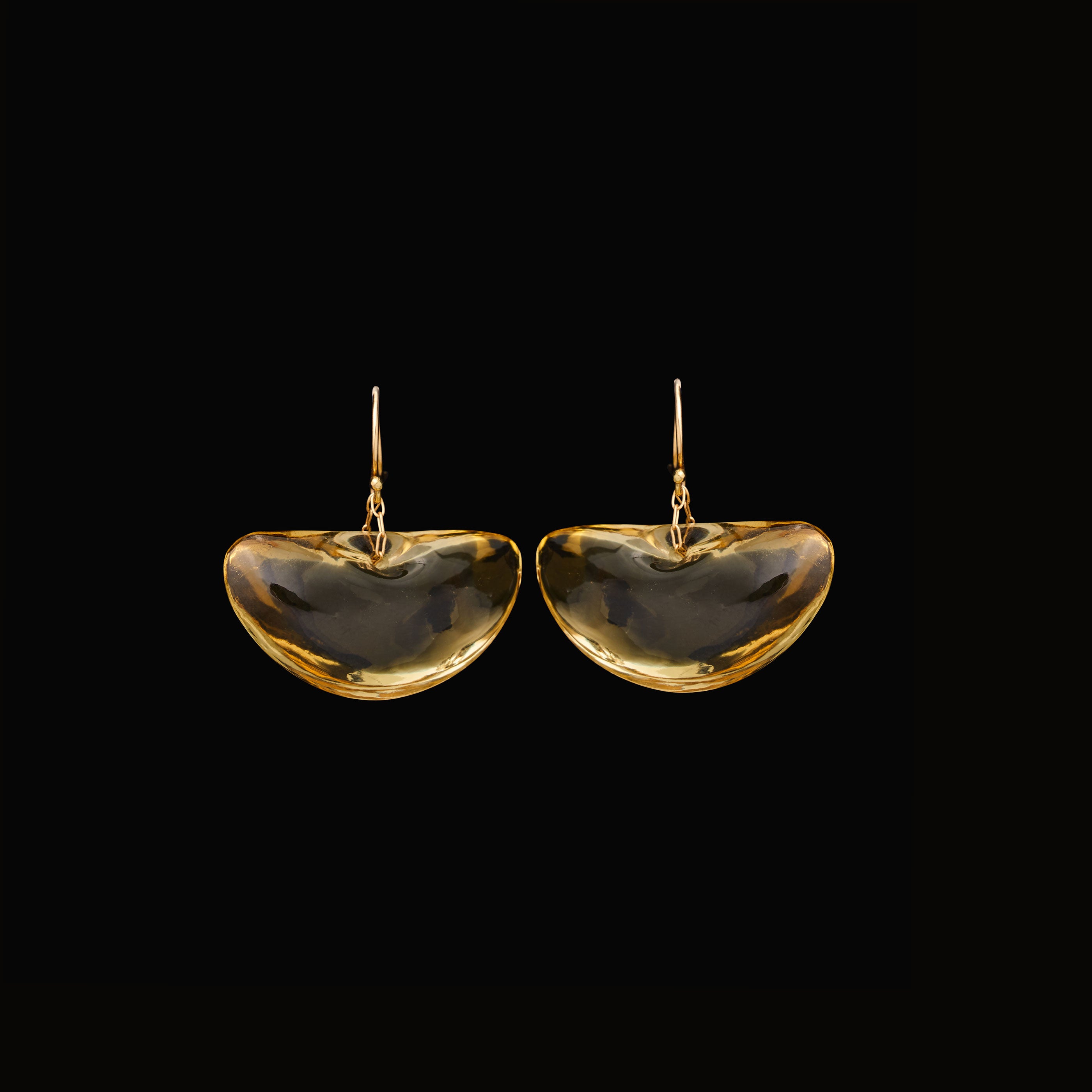 Ginko Leaf Stone Earring