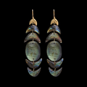 Double Peacock Earring