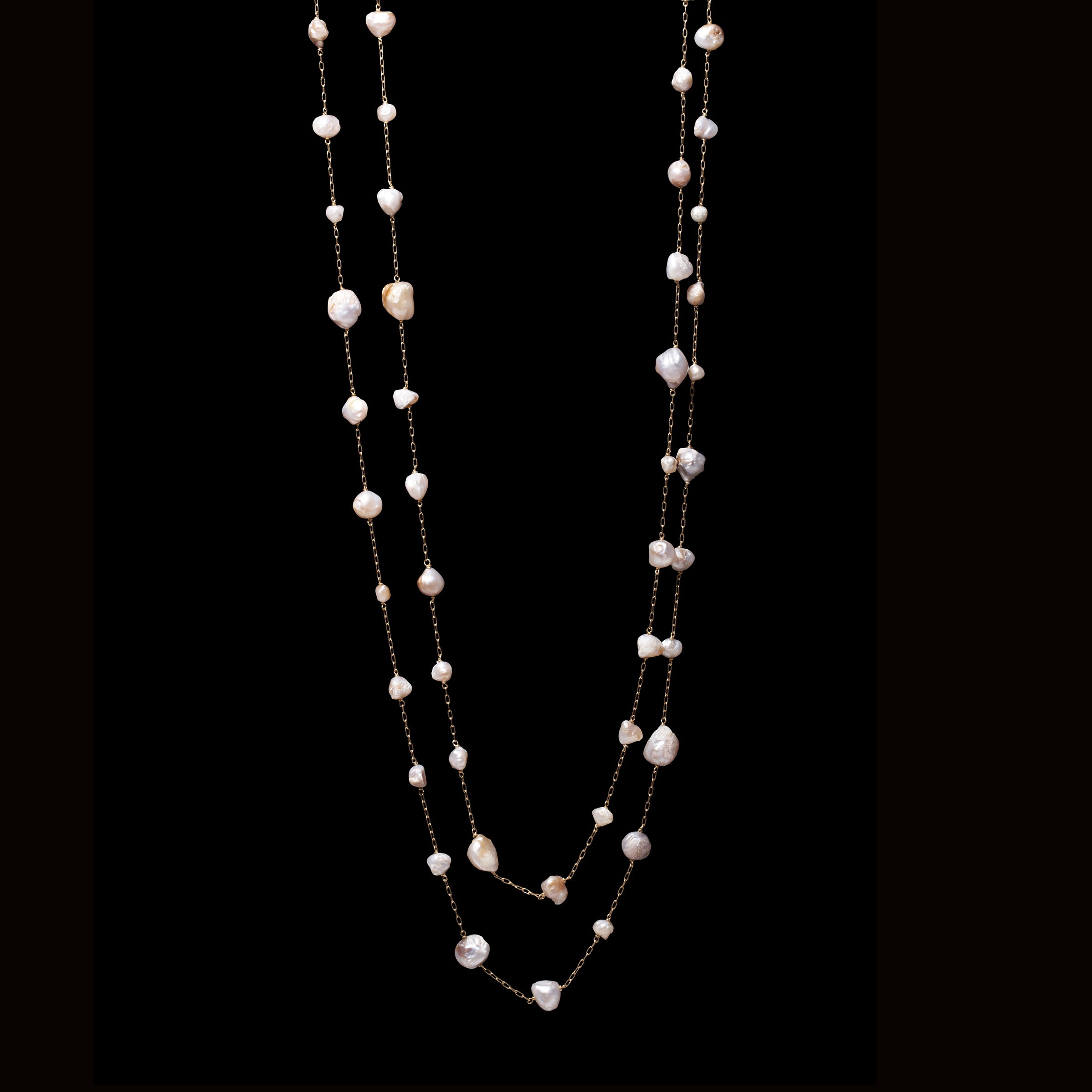 Muse Extra Long Pearl Necklace