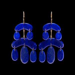 Mini Cut Stone Chandelier Earring