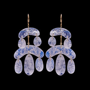 Mini Cut Stone Chandelier Earring