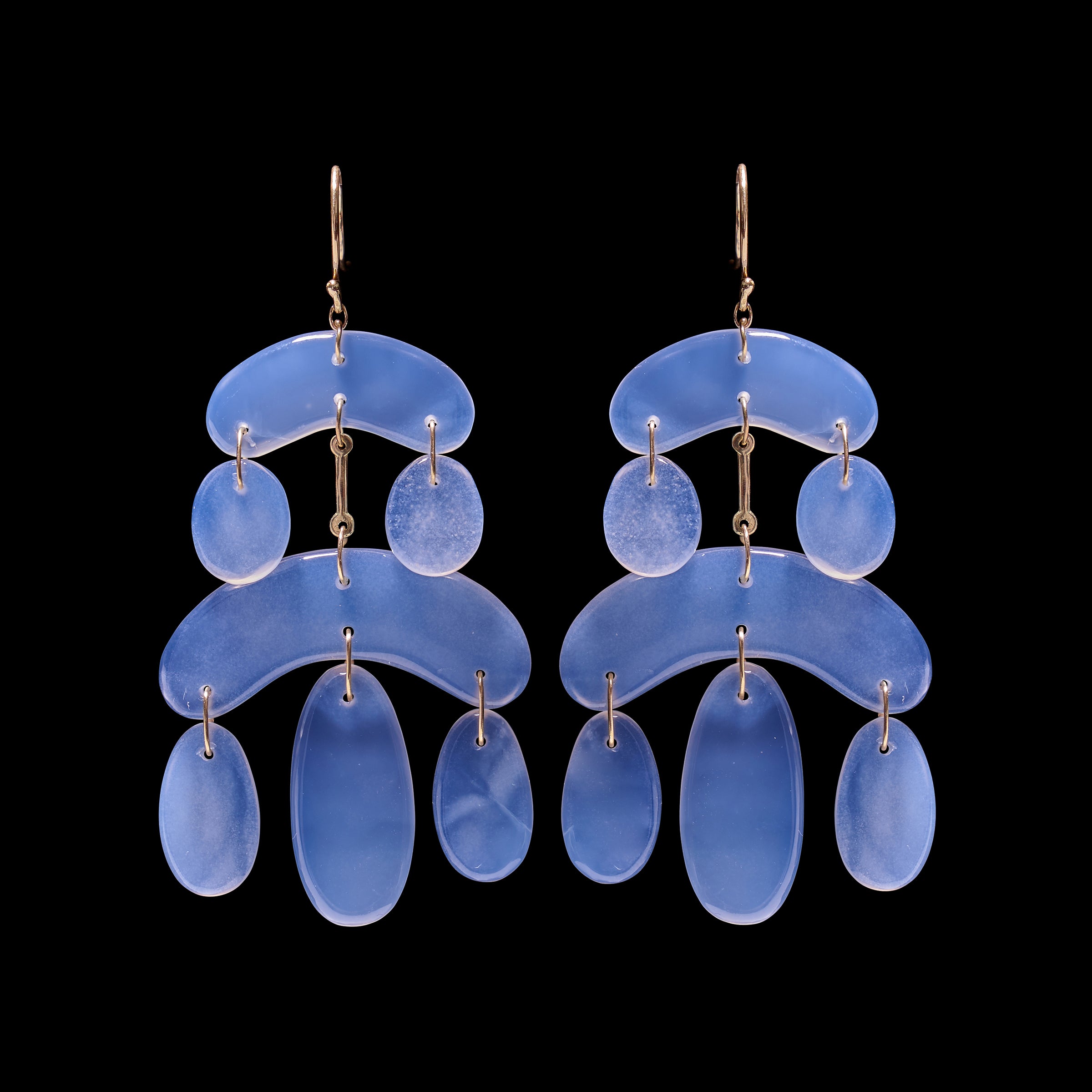 Mini Cut Stone Chandelier Earring