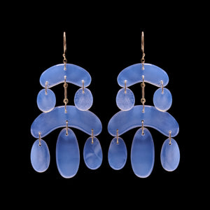 Mini Cut Stone Chandelier Earring