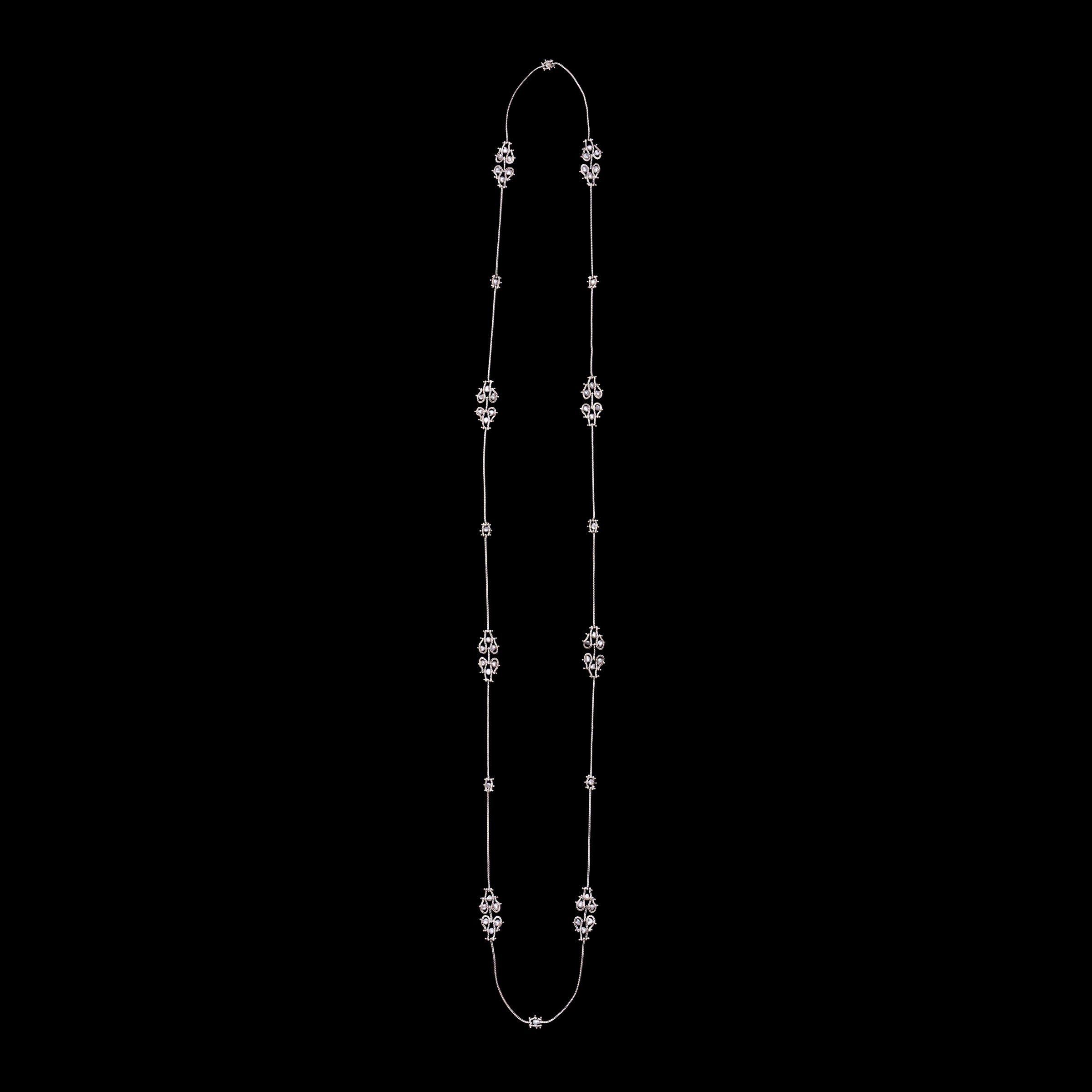 Lace Link Long Necklace