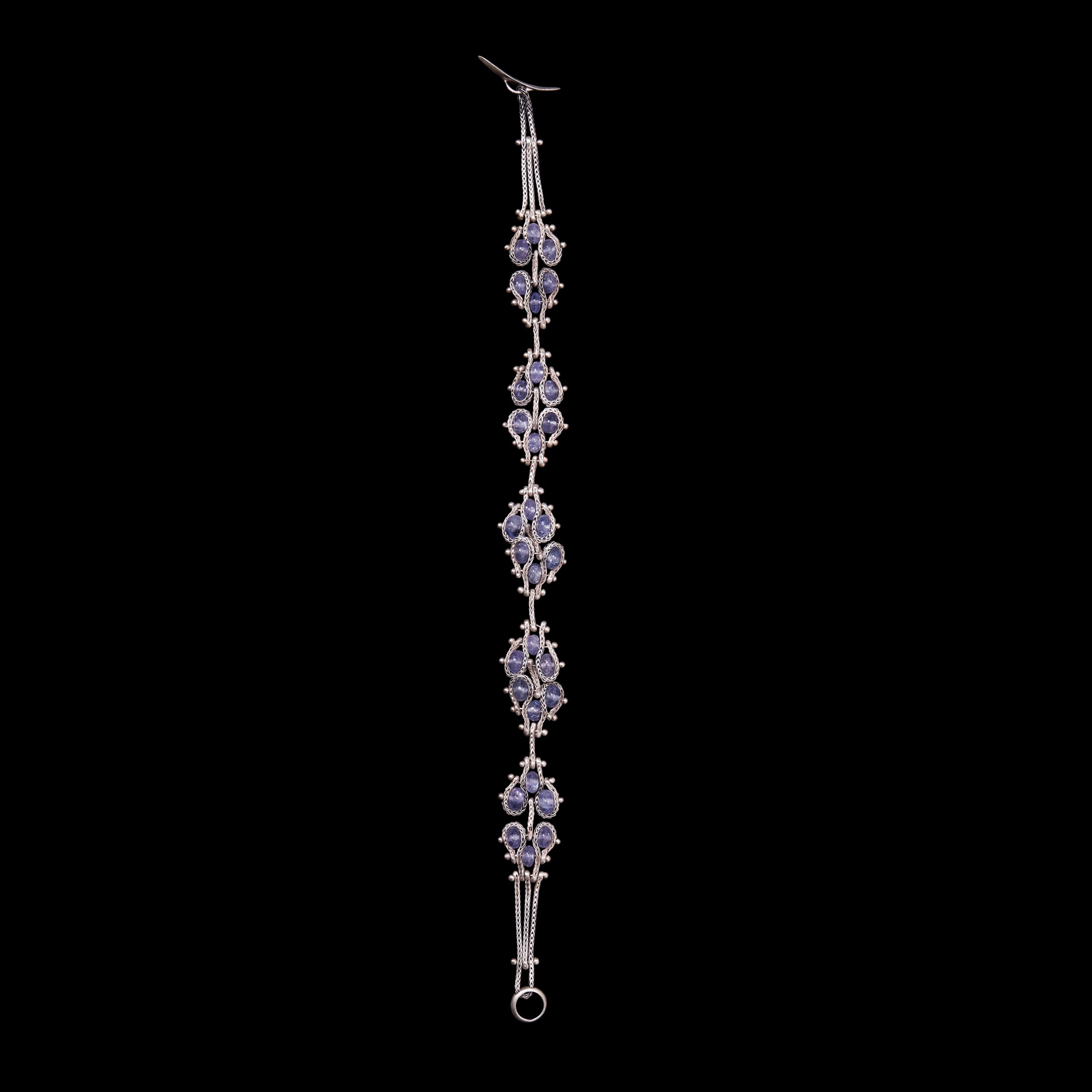 Lace Link Tanzanite Bracelet