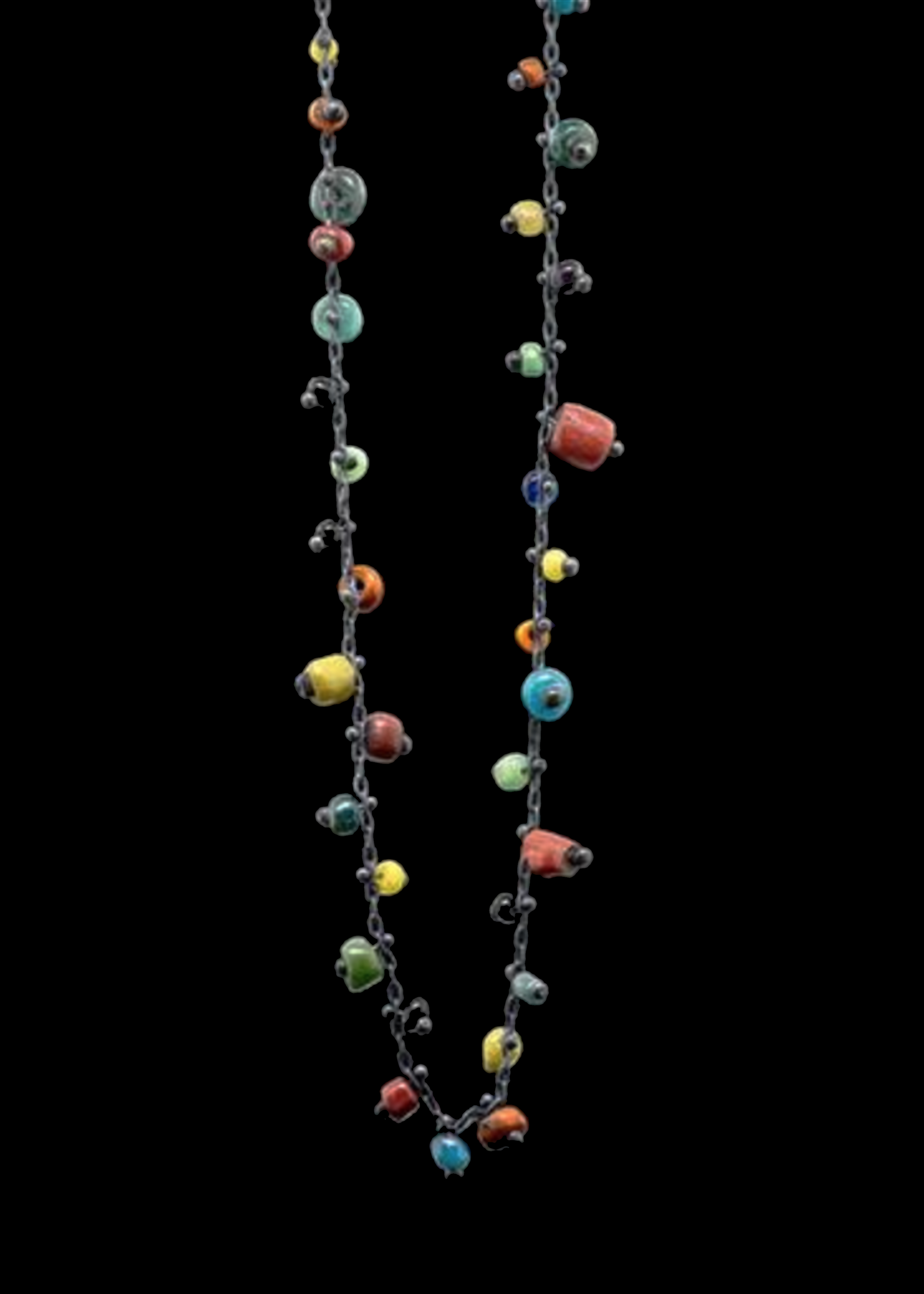 Studded Ancient Bead Necklace
