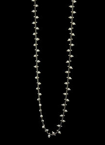 Double Studded Woven Chain Necklace