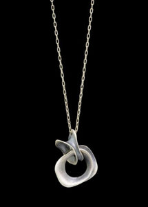 Double Snakebone Pendant Necklace