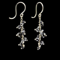 signature short spiral beaded earrings