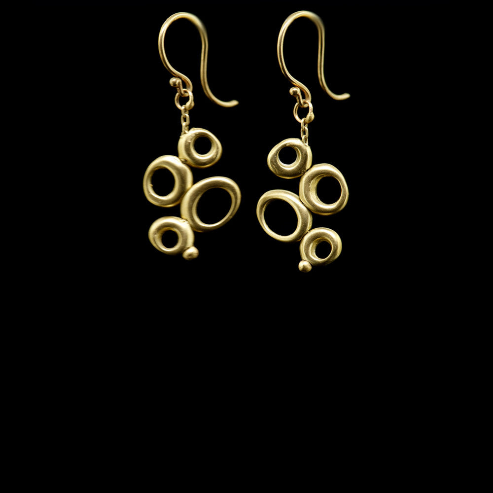 small dancing ovals earring