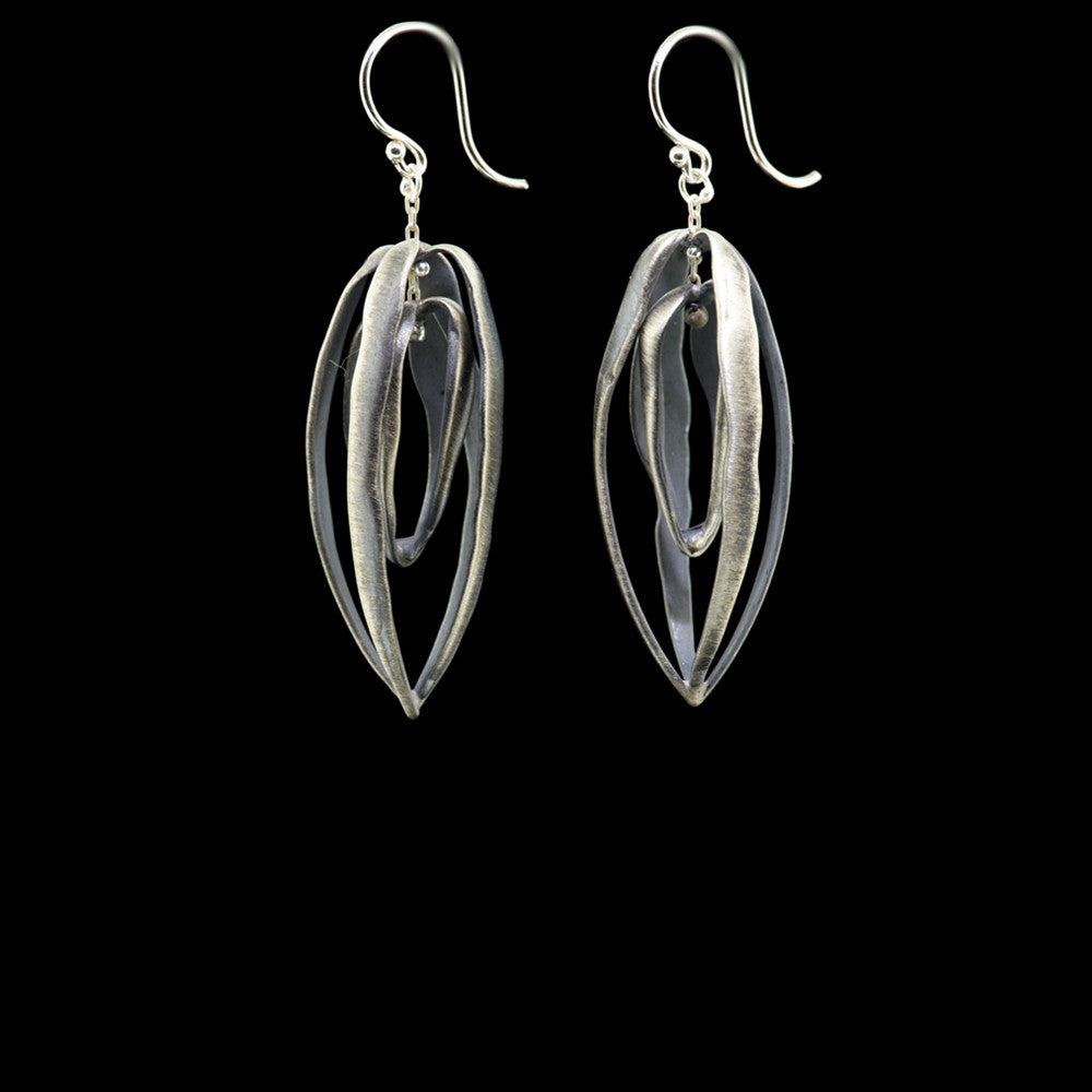 double cage earring