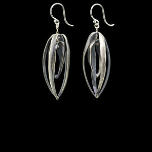 double cage earring