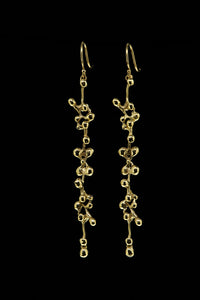 molten cluster long earring