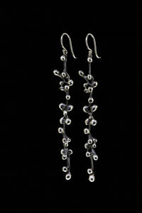 molten cluster long earring
