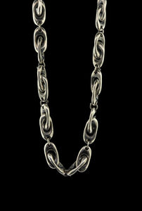 Puffy Oval Link Necklace