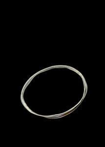 Inverted Crinkle Bangle