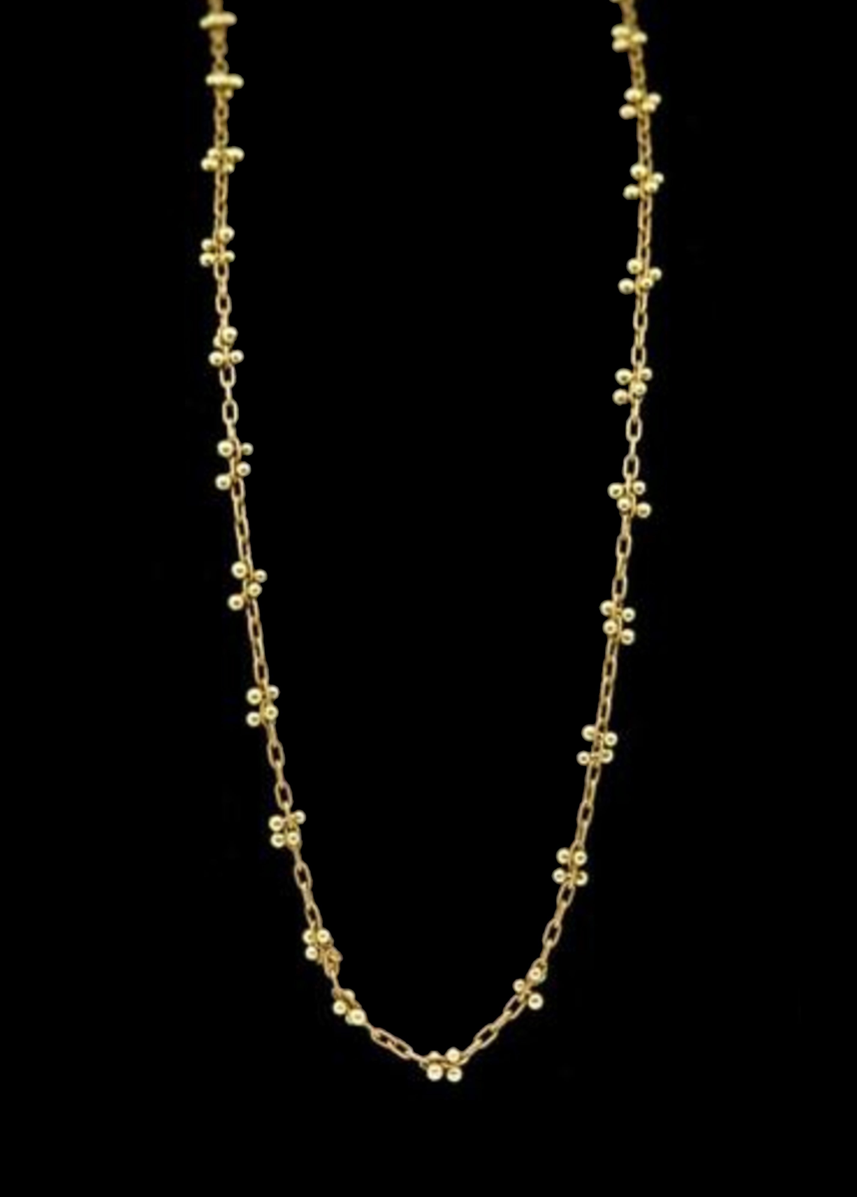 Luxe Beaded X'S Necklace