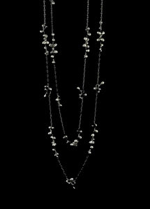 Molten Clusters Long Necklace