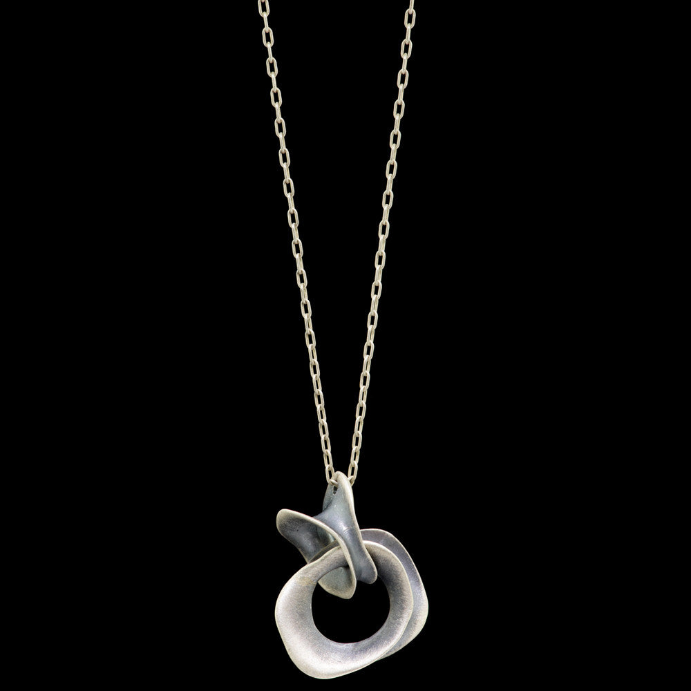 double snakebone pendant necklace
