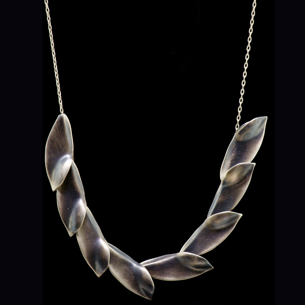 large pea pod necklace