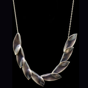 large pea pod necklace