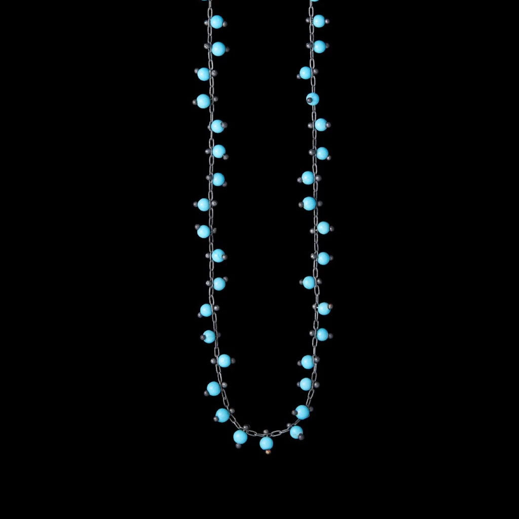 Spiral Beaded All Around Choker