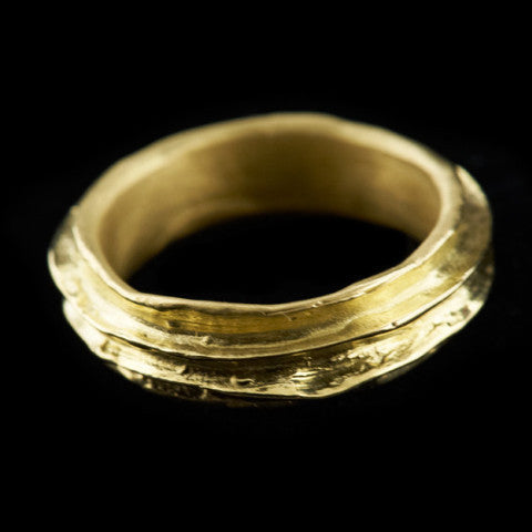 distressed edge wide band