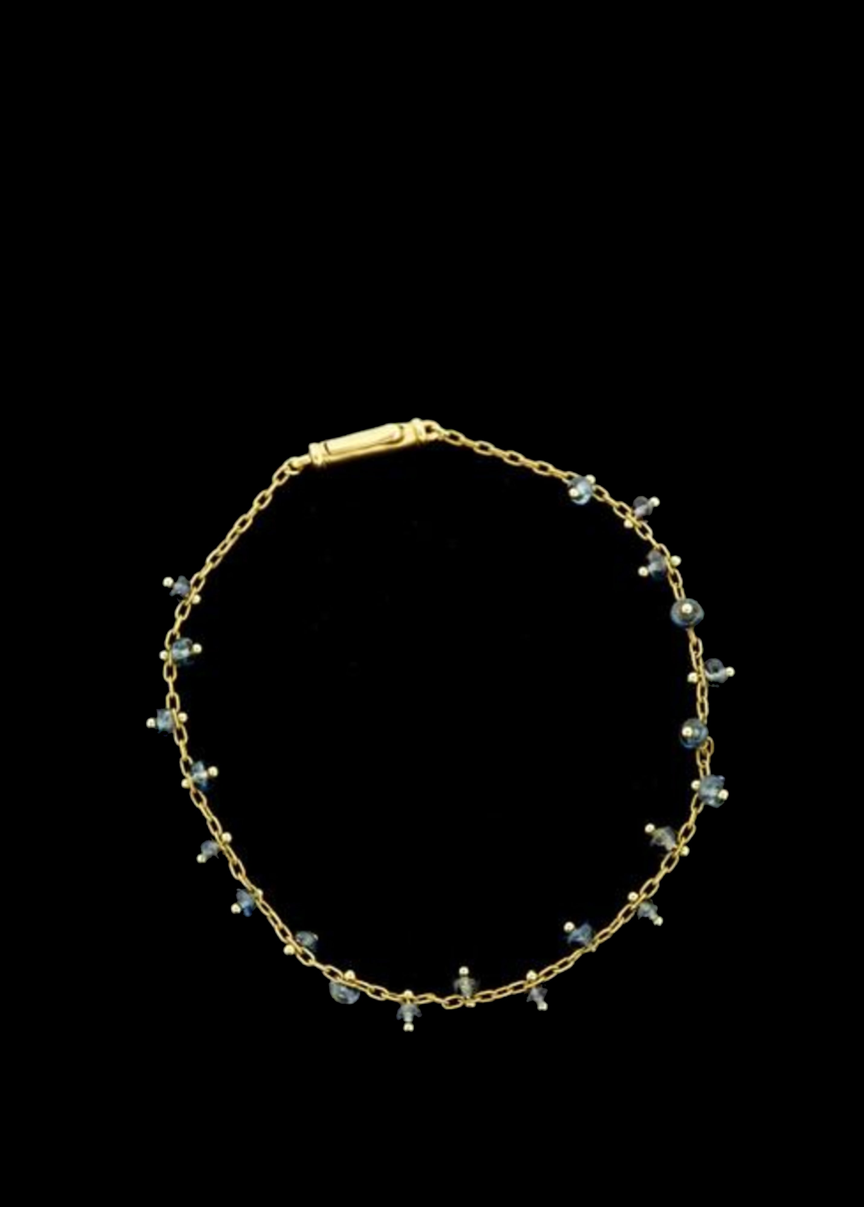 Studded Fine Chain Bracelet