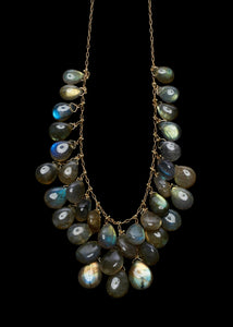 Copy of Briolette Waterfall Necklace