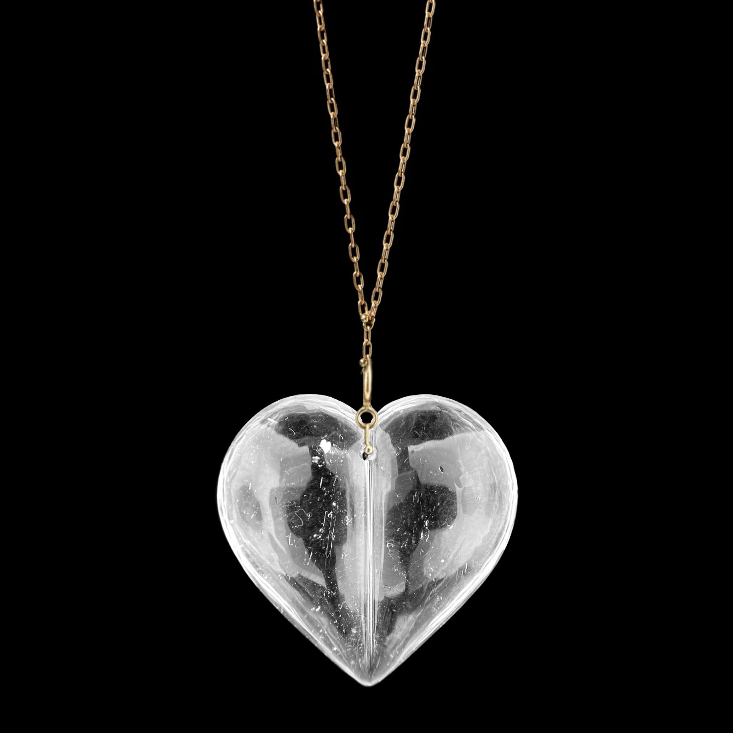 XL Split Heart Necklace
