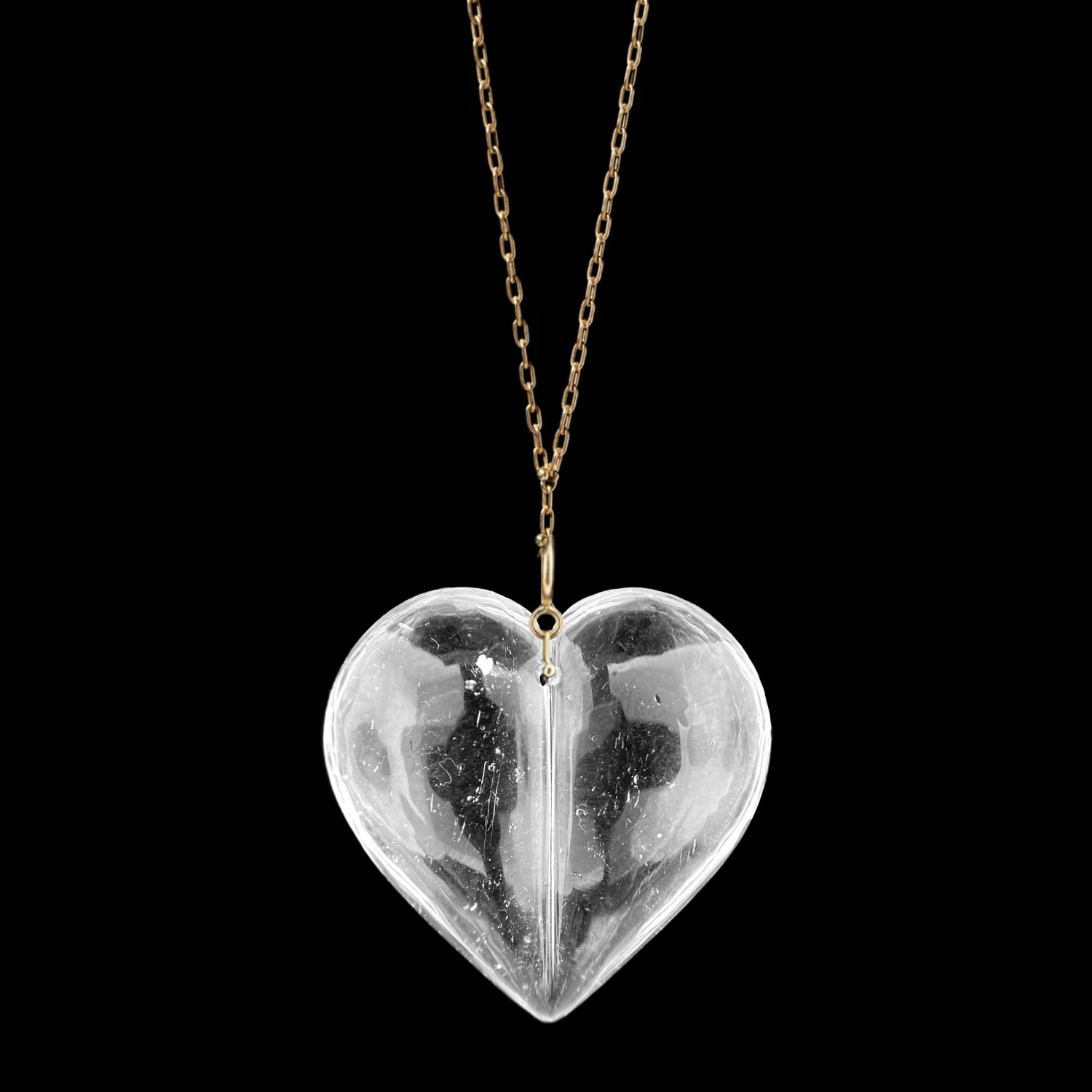 XL Split Heart Necklace