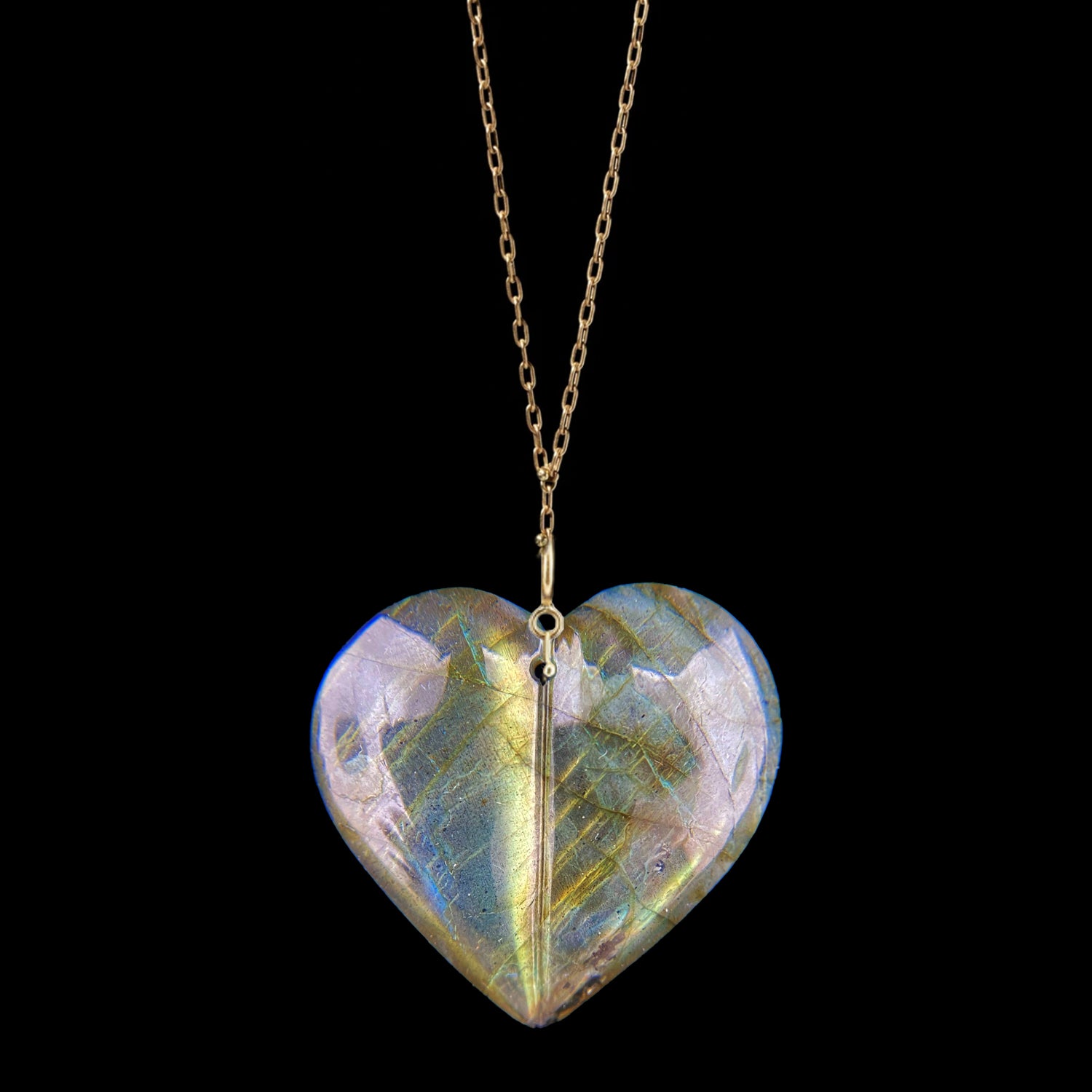 XL Split Heart Necklace